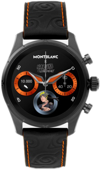 Montblanc Herrklocka 130616 Summit Svart/Läder Ø42 mm - Montblanc
