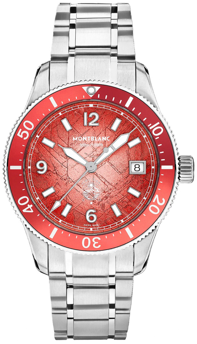 Montblanc Herrklocka 135762 Iced Sea R&ouml;d/Titan &Oslash;43 mm