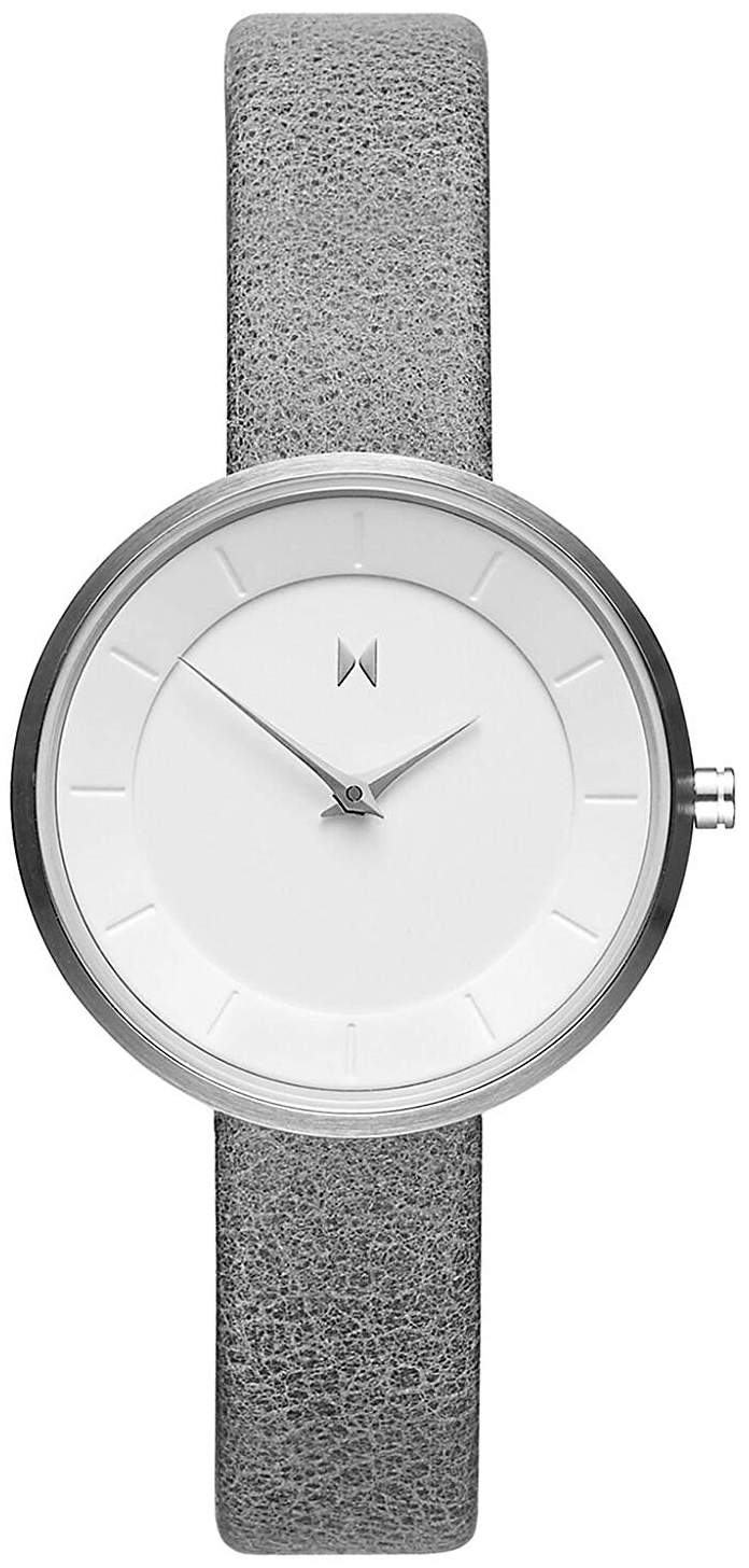 MVMT Damklocka FB01-SGR Mod Vit/Läder Ø32 mm - MVMT