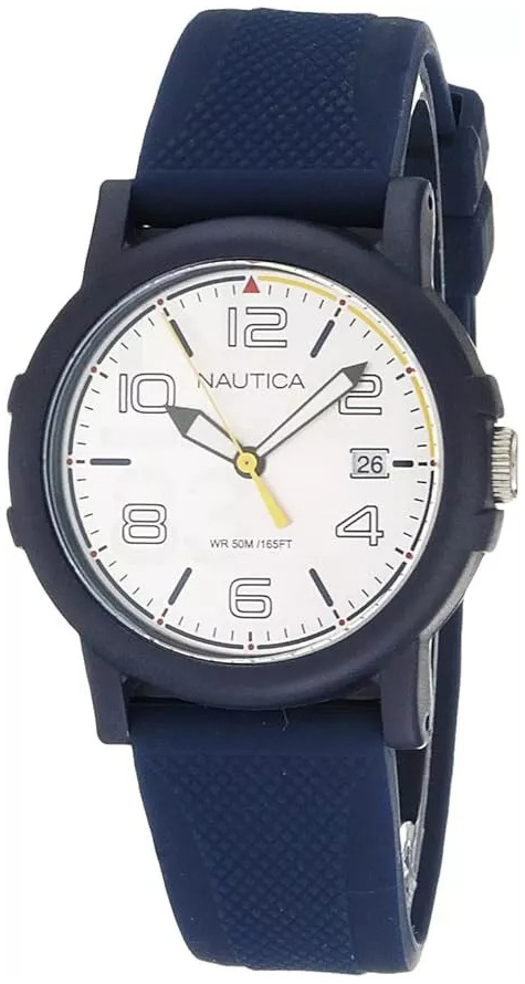 Nautica Herrklocka NABLEME02 N83 Vit/Gummi Ø38 mm - Nautica
