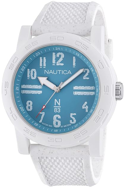 Nautica Herrklocka NAPATS302 N83 Blå/Gummi Ø44 mm - Nautica