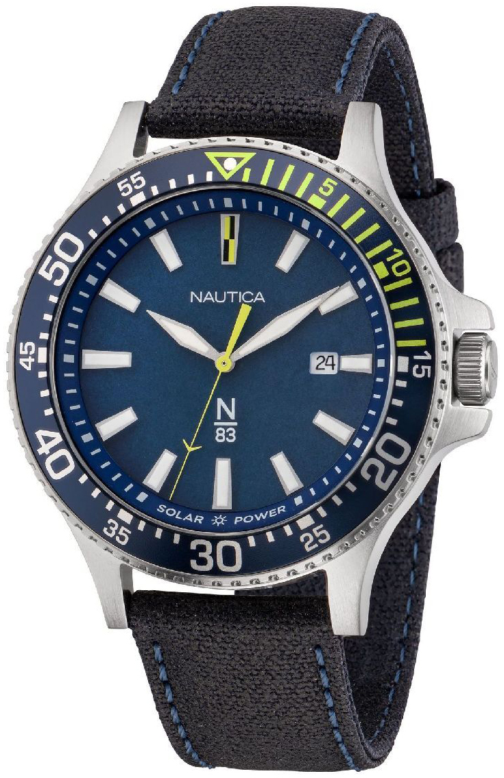 Nautica Herrklocka NAPCBF202 N83 Blå/Textil Ø43 mm - Nautica