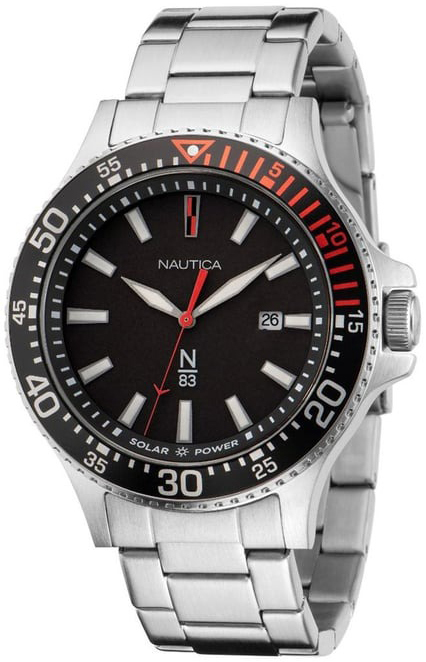 Nautica Herrklocka NAPCBF205 N83 Svart/Stål Ø43 mm - Nautica