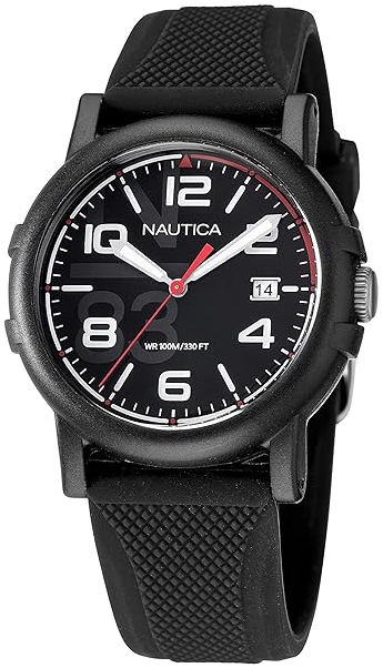 Nautica Herrklocka NAPEPF108 N83 Svart/Gummi Ø38 mm - Nautica