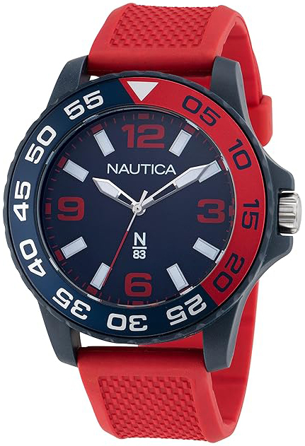 Nautica Herrklocka NAPFWS303 N83 Blå/Gummi Ø45 mm - Nautica