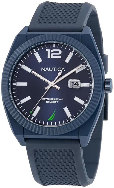 Nautica Herrklocka NAPPBS301 Pacific Beach Blå/Gummi Ø41 mm - Nautica