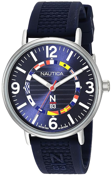 Nautica Herrklocka NAPWGS908 N83 Blå/Gummi Ø42 mm - Nautica