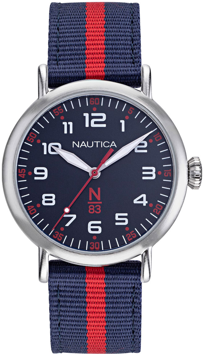 Nautica Damklocka NAPWLF922 Blå/Textil Ø40 mm - Nautica