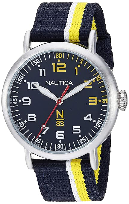 Nautica Herrklocka NAPWLS907 Wakeland Svart/Textil Ø40 mm - Nautica
