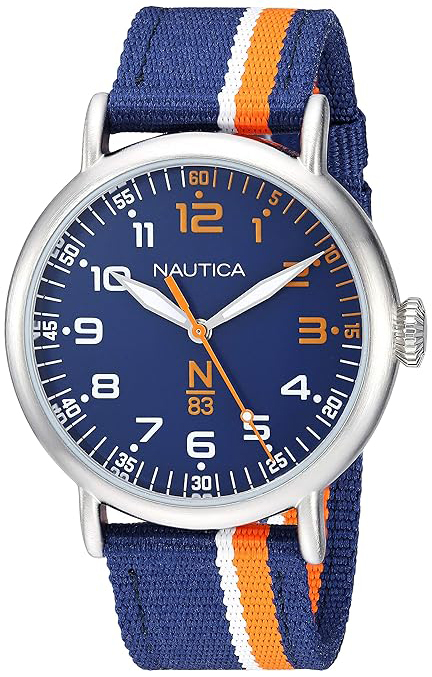 Nautica Herrklocka NAPWLS912 Wakeland Blå/Textil Ø40 mm - Nautica