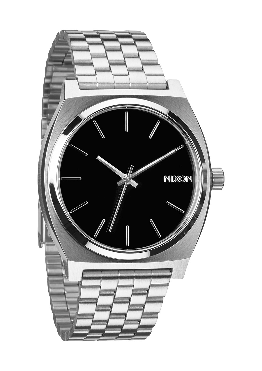 Nixon A045000-00 The Time Teller Svart/Stål Ø37 mm - Nixon