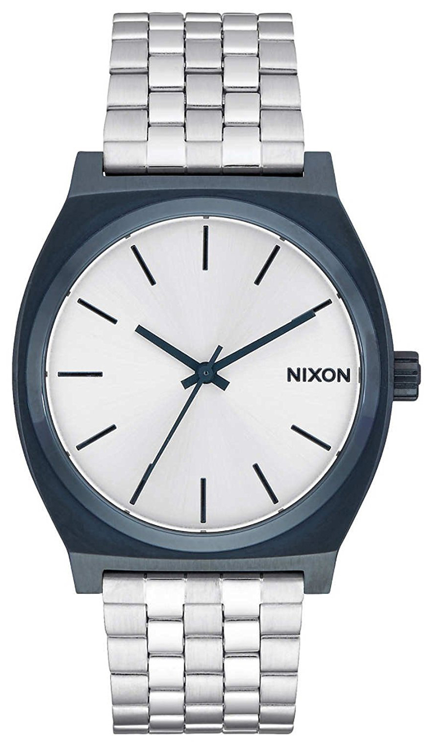 Nixon The Time Teller Herrklocka A0451849-00 Silverfärgad/Stål Ø37 mm - Nixon