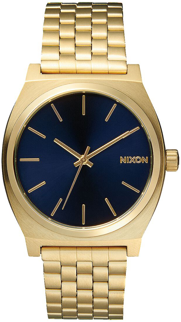 Nixon Herrklocka A0451931-00 The Time Teller Blå/Gulguldtonat stål - Nixon