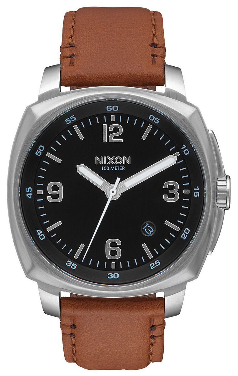 Nixon 99999 Herrklocka A10771037-00 Svart/Läder - Nixon