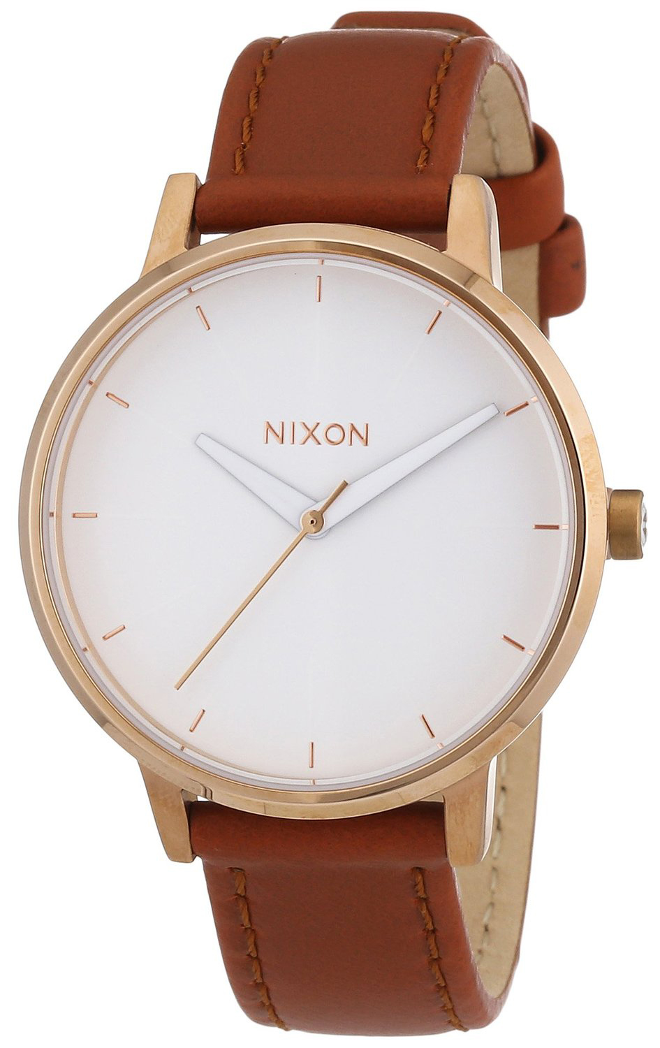 Nixon Damklocka A1081045-00 Vit/Läder Ø37 mm - Nixon