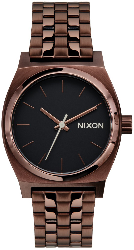 Nixon Damklocka A1130-5244-00 Time Teller Svart/Ros&eacute;guldstonat st&aring;l