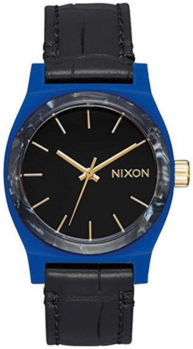 Nixon The Time Teller Damklocka A11722709-00 Svart/Läder Ø31 mm - Nixon