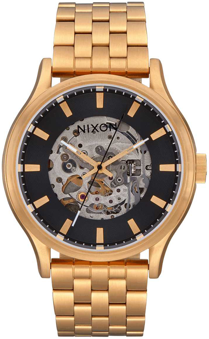 Nixon A1323-010 The Spectra Svart/Gulguldtonat stål Ø40 mm - Nixon