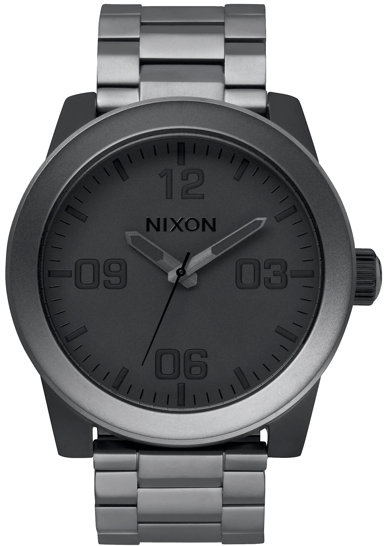 Nixon Herrklocka A3461062-00 The Corporal SS Svart/Stål Ø48 mm - Nixon