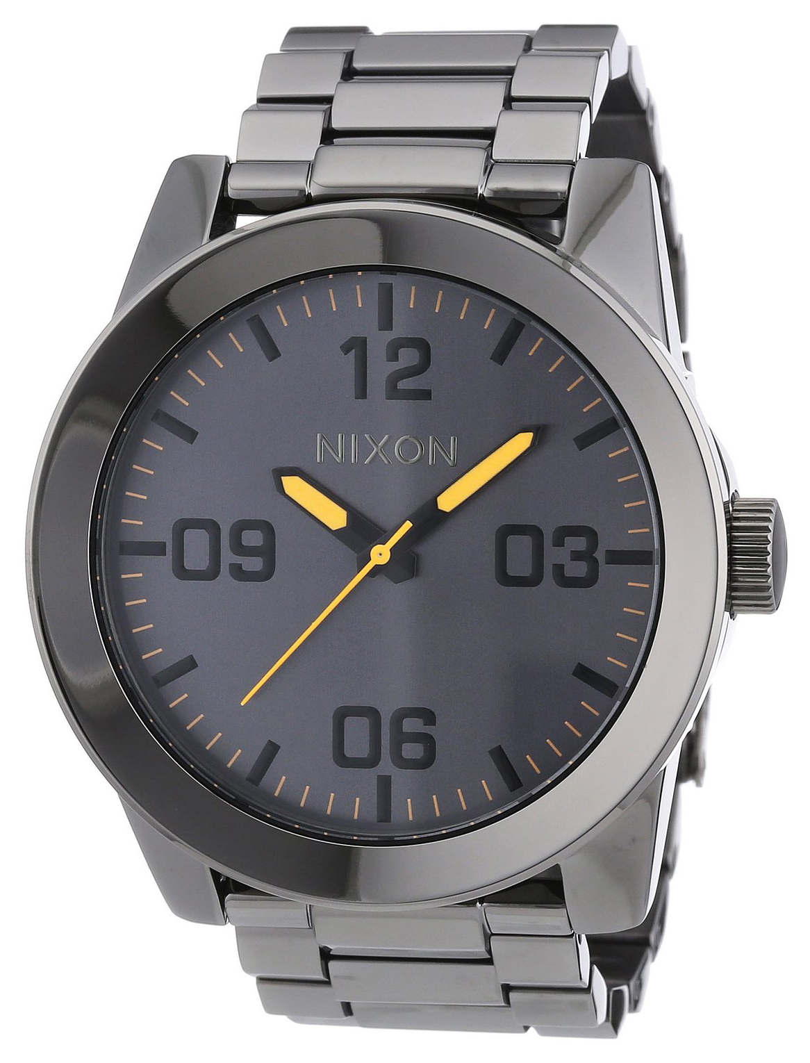 Nixon Herrklocka A3461235-00 Svart/Stål Ø48 mm - Nixon