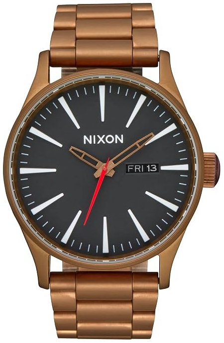 Nixon Herrklocka A356-5145-00 Sentry Gr&aring;/St&aring;l &Oslash;42 mm