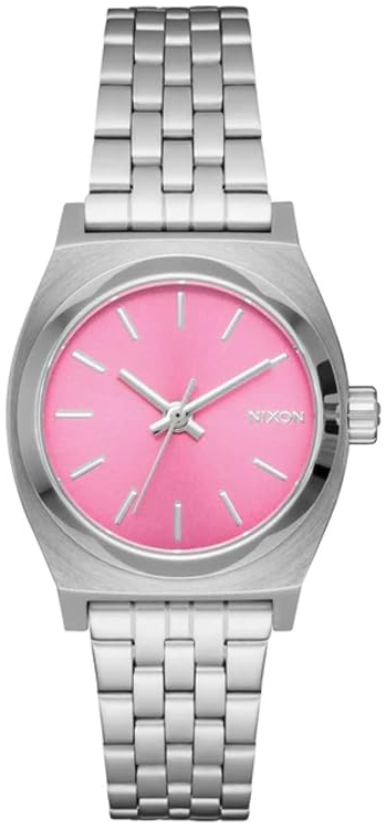 Nixon Damklocka A399-2719-00 Time Teller Rosa/St&aring;l &Oslash;26 mm