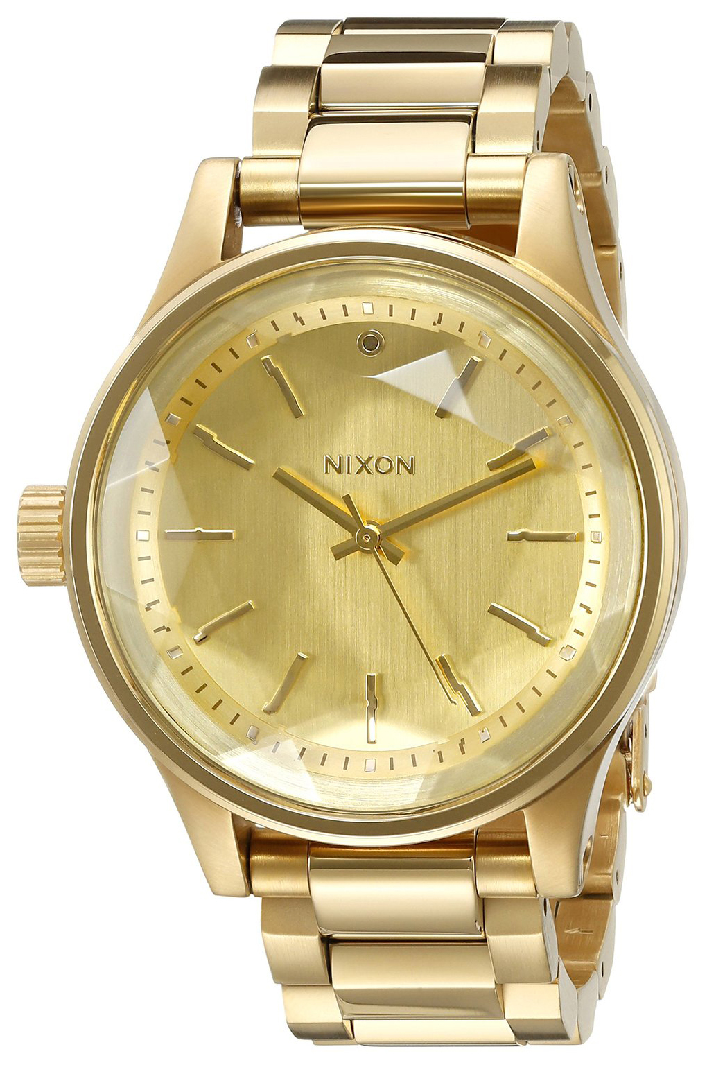 Nixon 99999 Damklocka A409502-00 Champagnefärgad/Gulguldtonat stål Ø38 - Nixon