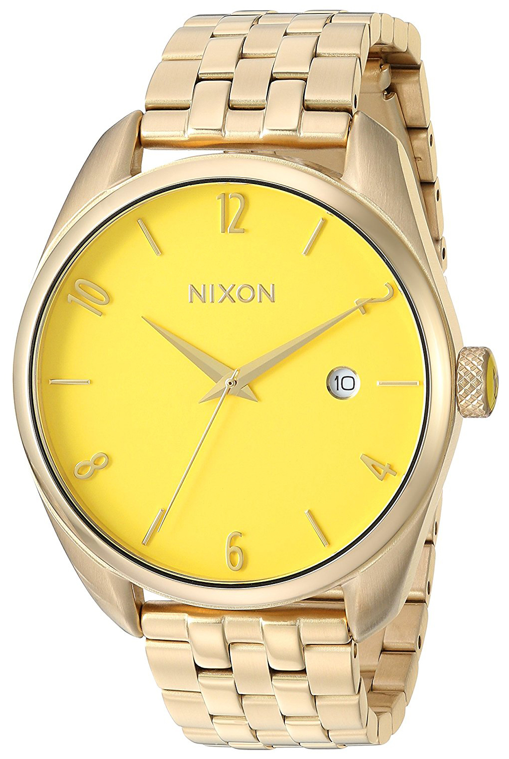 Nixon 99999 Damklocka A4182627-00 Gul/Gulguldtonat stål Ø38 mm - Nixon