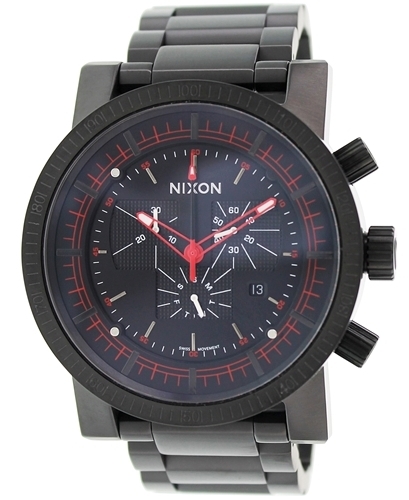 Nixon 99999 Herrklocka A457001-00 Svart/Stål Ø49 mm - Nixon