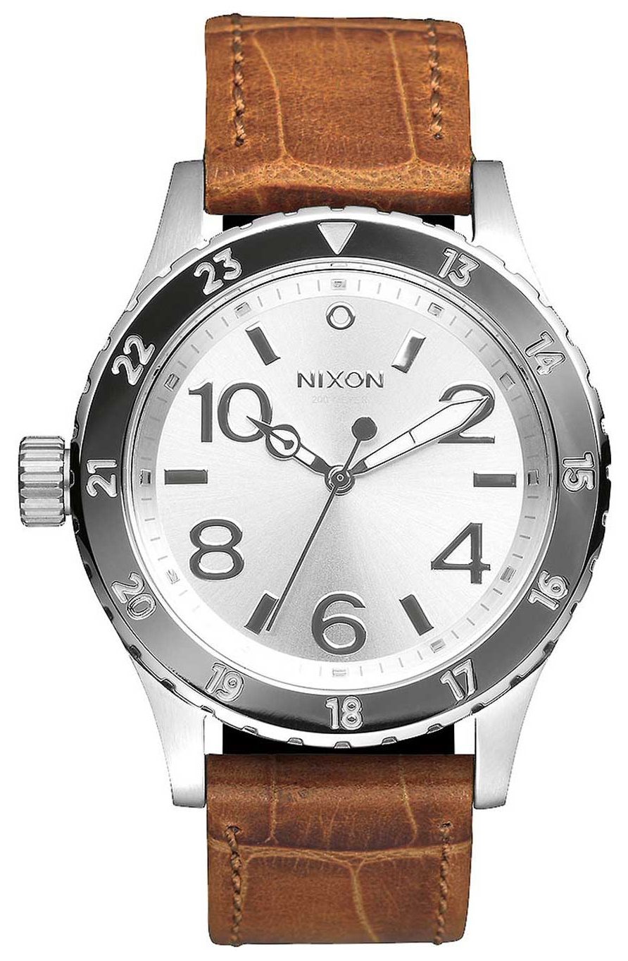 Nixon 99999 Damklocka A4671888-00 Silverfärgad/Läder Ø38 mm - Nixon