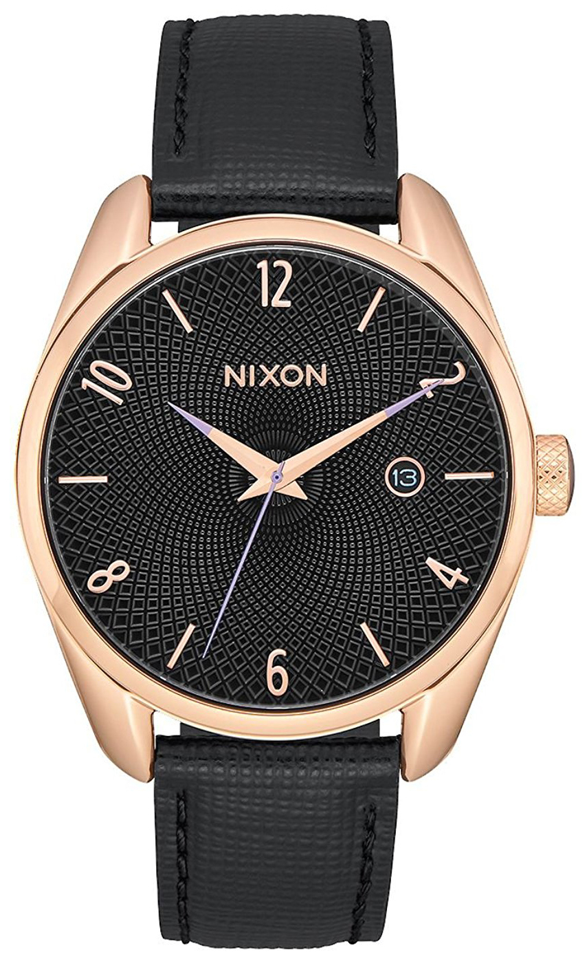 Nixon 99999 Damklocka A4731098-00 Svart/Läder Ø38 mm - Nixon