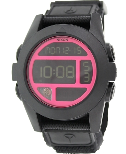 Nixon 99999 Herrklocka A489480-00 Rosa/Textil - Nixon