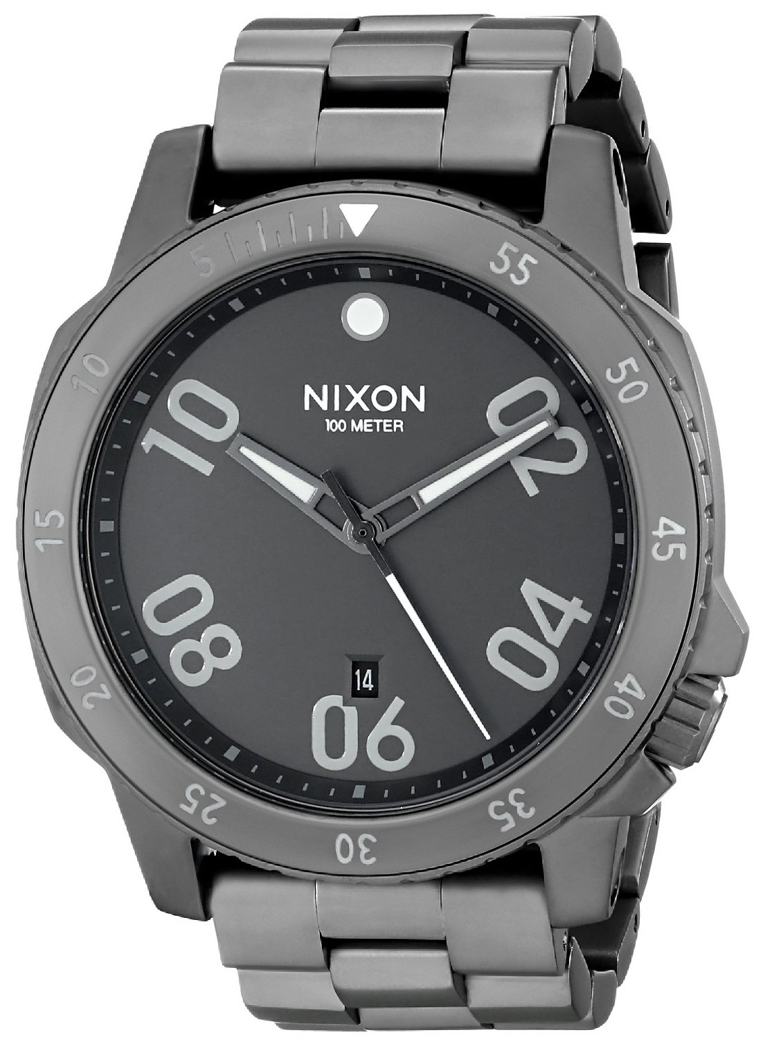 Nixon 99999 Herrklocka A506632-00 Grå/Stål Ø44 mm - Nixon