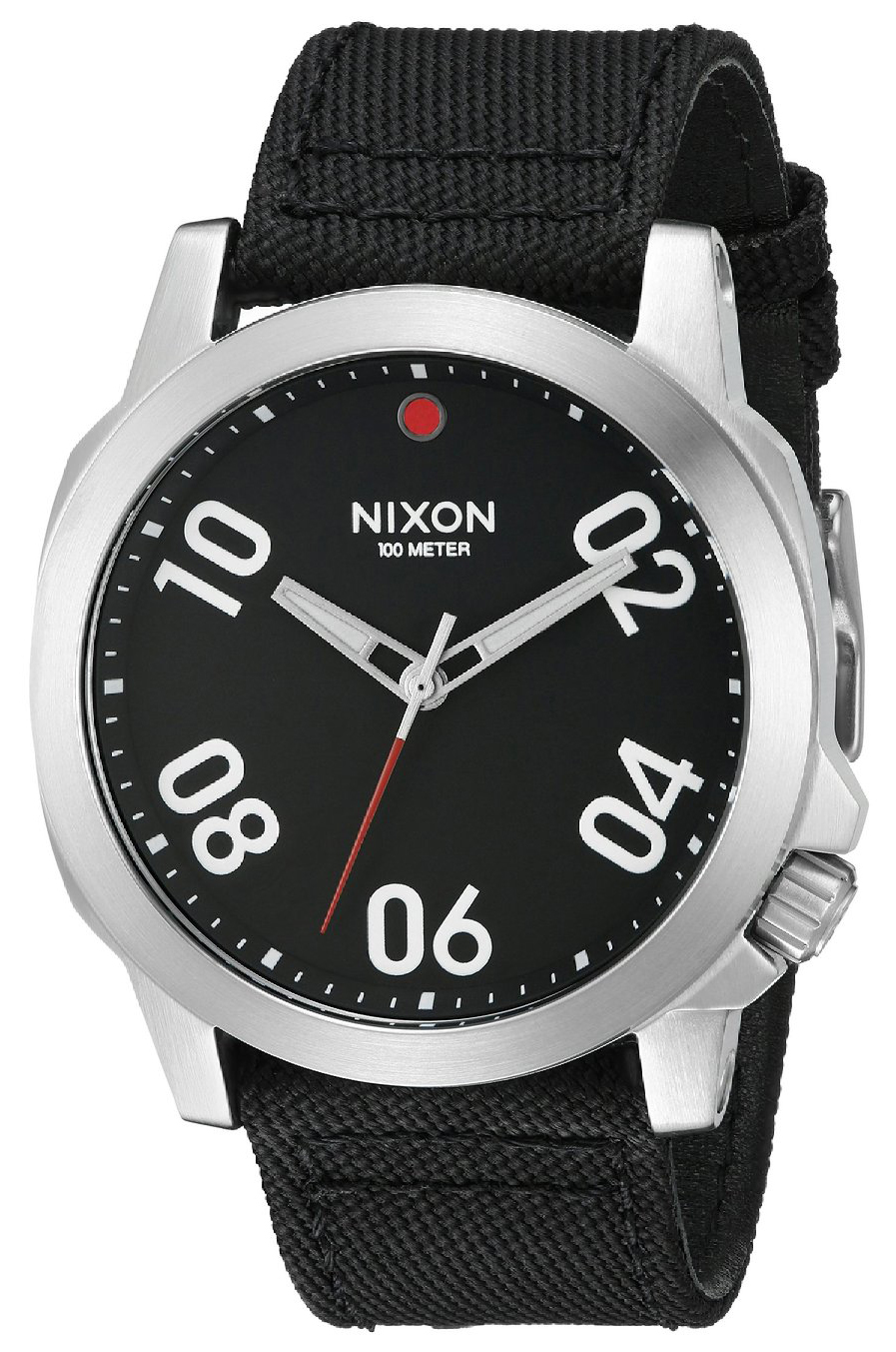 Nixon 99999 Herrklocka A514008-00 Svart/Textil Ø45 mm - Nixon