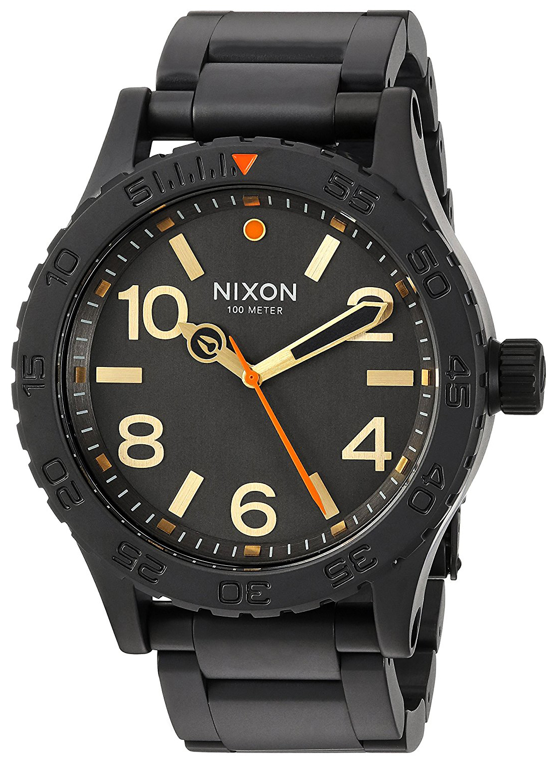 Nixon 99999 Herrklocka A9161032-00 Svart/Stål Ø46 mm - Nixon