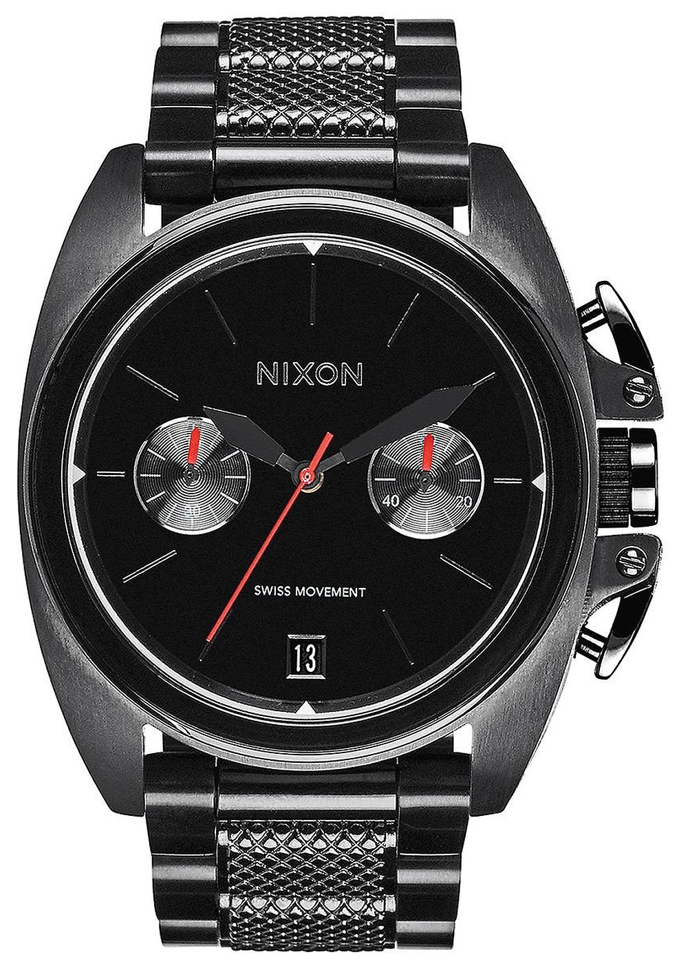 Nixon 99999 Herrklocka A930001-00 Svart/Stål - Nixon