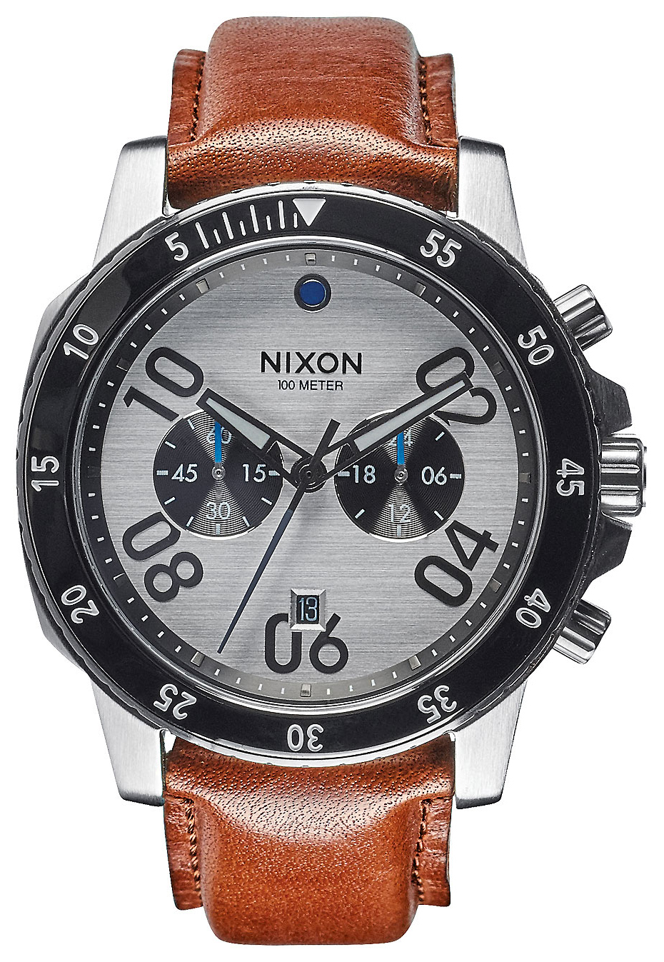 Nixon 99999 Herrklocka A9402092-00 Flerfärgad/Läder Ø44 mm - Nixon