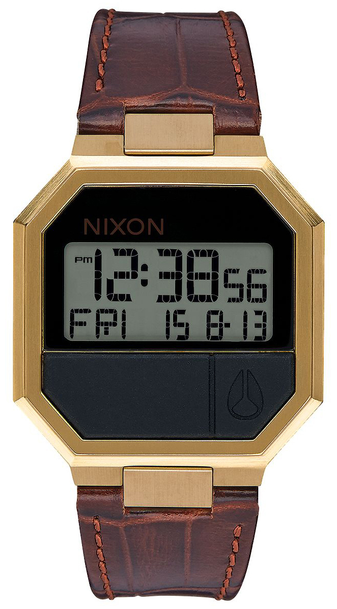 Nixon The Re-Run Herrklocka A944849-00 LCD/Läder