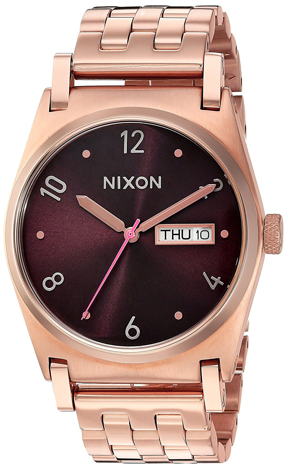 Nixon 99999 Damklocka A9542617-00 Lila/Roséguldstonat stål Ø36 mm - Nixon