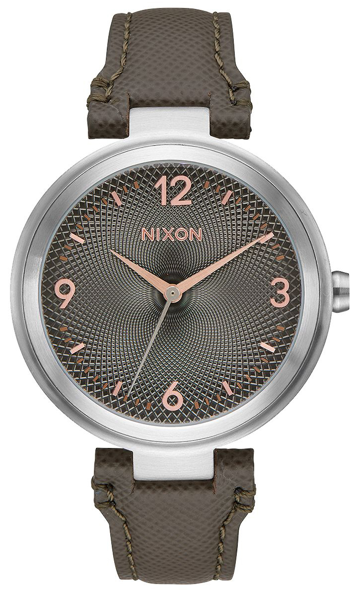 Nixon 99999 Damklocka A9922271-00 Grå/Läder Ø39 mm - Nixon