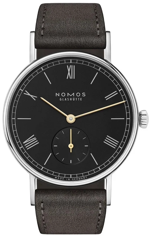Nomos Glashütte Damklocka N-226 Ludwig Svart/Läder Ø32.8 mm - Nomos Glashütte