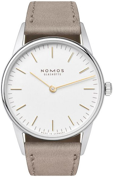 Nomos Glashütte N-320 Orion Vit/Läder Ø32.8 mm - Nomos Glashütte