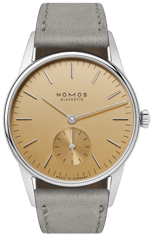 Nomos Glashütte Damklocka N-359 Orion Guldtonad/Läder Ø32.8 mm - Nomos Glashütte