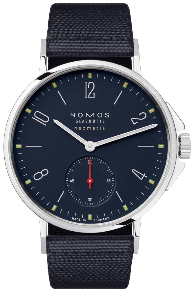 Nomos Glashütte Herrklocka N-566 Ahoi Neomatik Blå/Textil Ø36.3 mm - Nomos Glashütte