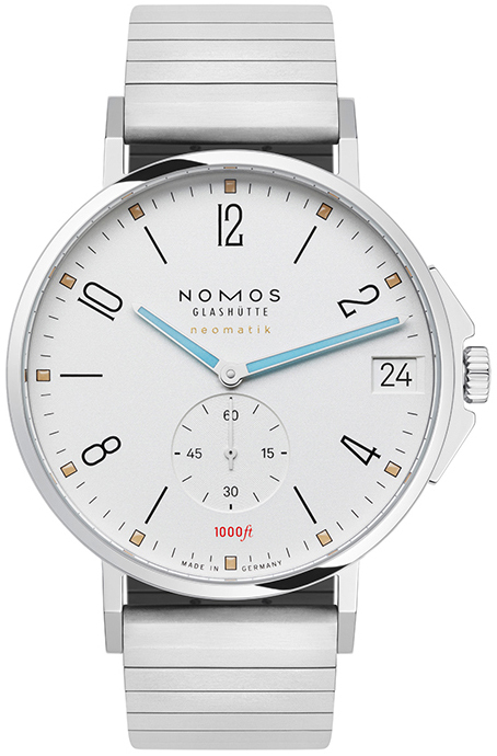 Nomos Glashütte Herrklocka N-580 Ahoi Vit/Stål Ø42 mm - Nomos Glashütte