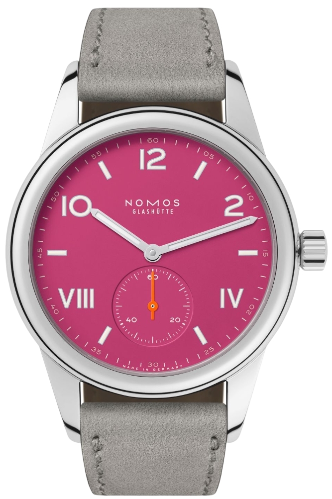 Nomos Glashütte N-711.GB Club Campus Rosa/Läder Ø36 mm - Nomos Glashütte