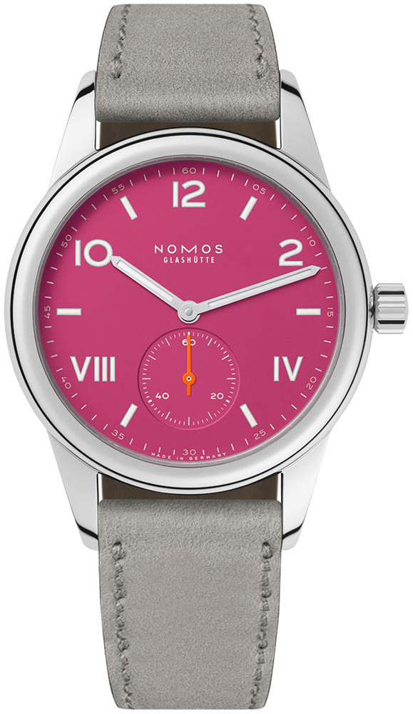 Nomos Glashütte N-711 Club Rosa/Läder Ø36 mm - Nomos Glashütte