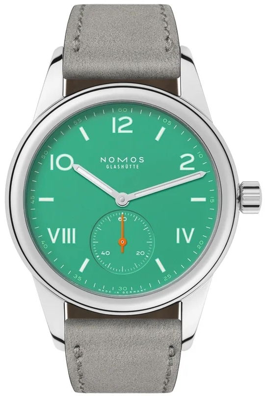 Nomos Glashütte Damklocka N-715 Club Campus Grön/Läder Ø36 mm - Nomos Glashütte