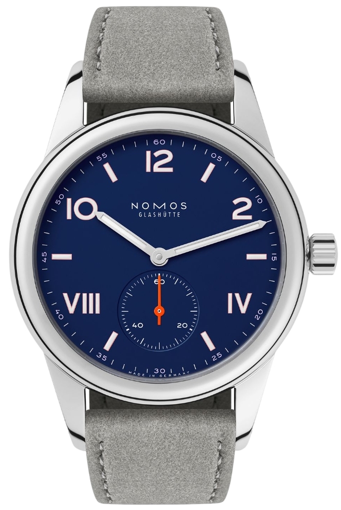 Nomos Glashütte N-719.GB Club Campus Blå/Läder Ø36 mm - Nomos Glashütte
