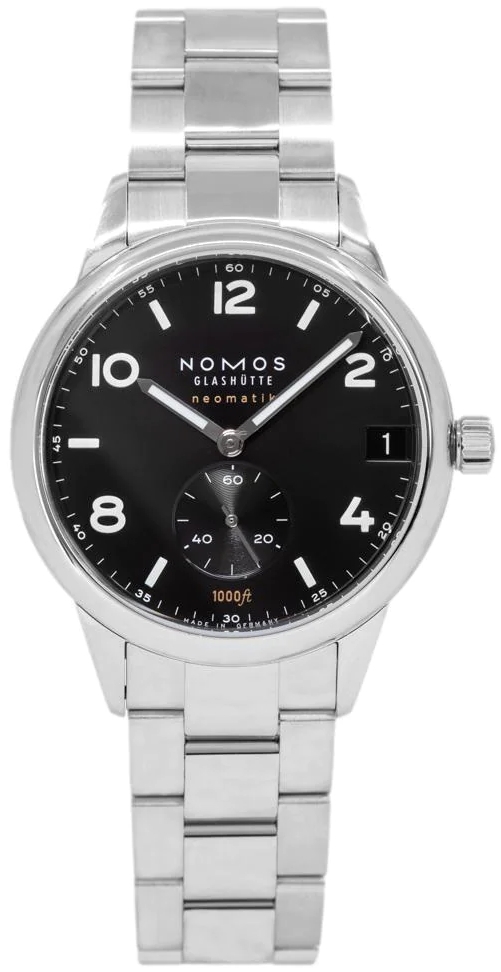 Nomos Glashütte Herrklocka N-781 Club Svart/Stål Ø42 mm - Nomos Glashütte
